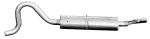 Endschalldämpfer Abgasanlage (27.84.07), Fiat 132 1.6 1977-1982 - Kopie